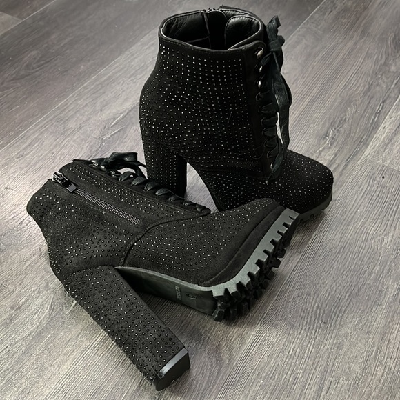 Black sparkly booties - Picture 8 of 10